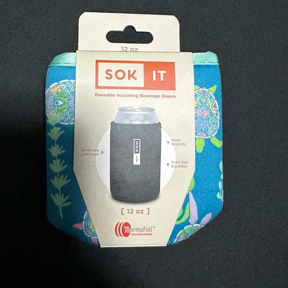 JavaSok Reusable Insulating Cold Beverage Sleeve - Picture 4 of 5